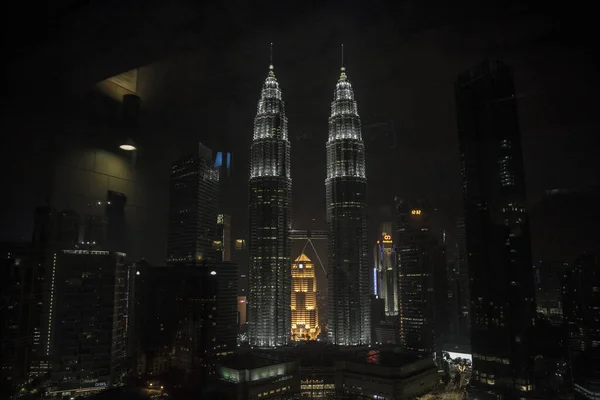 Petronas Twin Towers Twin Skyscrapers Kuala Lumpur Malaysia — 스톡 사진