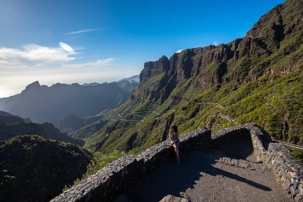 Vista Las Montañas Cerca Del Pueblo Masca Isla Tenerife — Foto de Stock