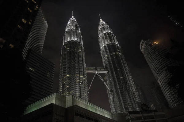 Petronas Twin Towers Twin Skyscrapers Kuala Lumpur Malaysia — 스톡 사진