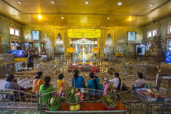 Bago Myanmar Jaro 2018 Bobita Stupa Yangonu Myanmar — Stock fotografie