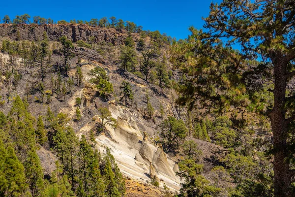 Vackra Lunar Landskap Berget Teide Tenerife Spanien — Stockfoto