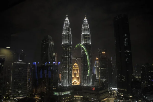 Petronas Twin Towers Twin Skyscrapers Kuala Lumpur Malaysia — 스톡 사진