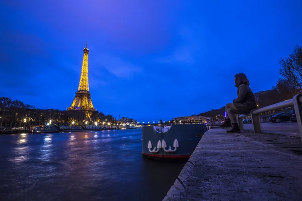 Parijs Frankrijk December 2018 Paris Eiffeltoren Frankrijk — Stockfoto