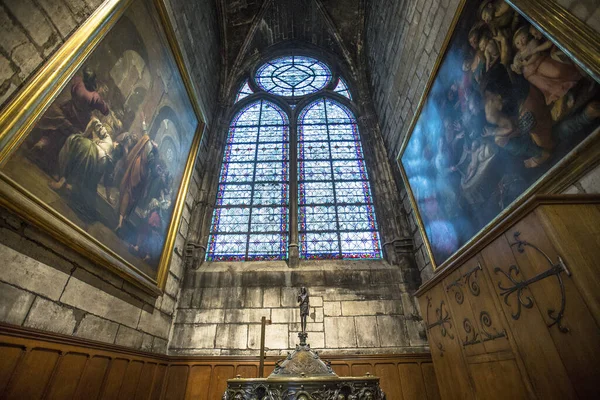 Parigi Francia Dicembre 2018 Notre Dame Pochi Mesi Prima Dell — Foto Stock