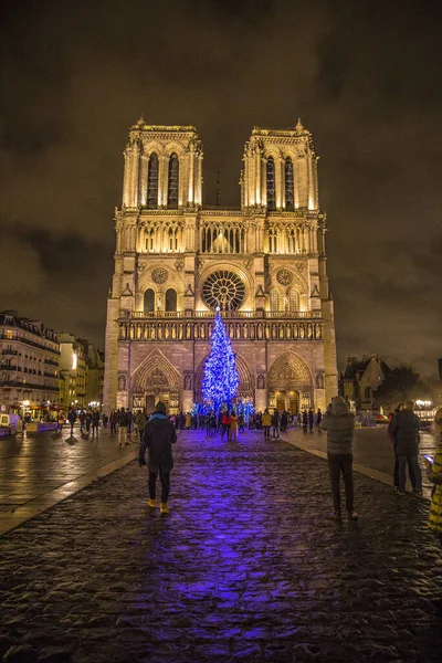 Paris Frankreich Dezember 2018 Notre Dame Wenige Monate Vor Dem — Stockfoto