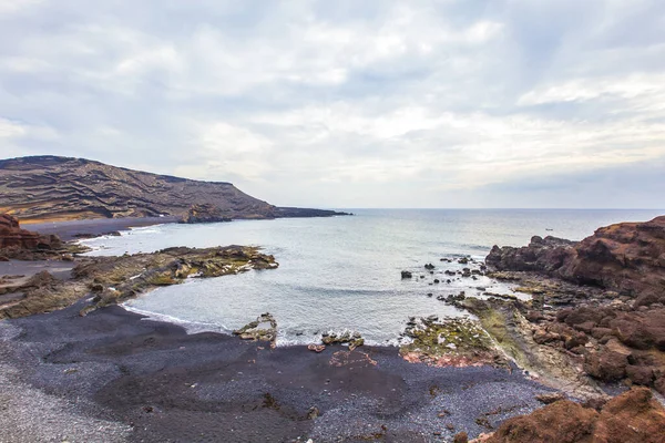 Hermosa Playa Papagayo Agua Transparente Isla Lanzarote España — Foto de Stock