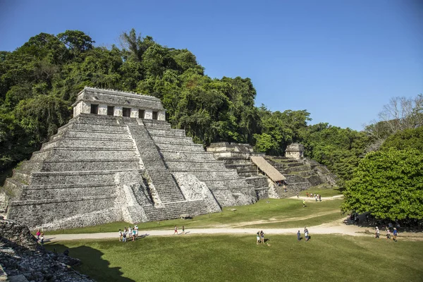 Maya Ruinen Palenque Chiapas Mexiko — Stockfoto