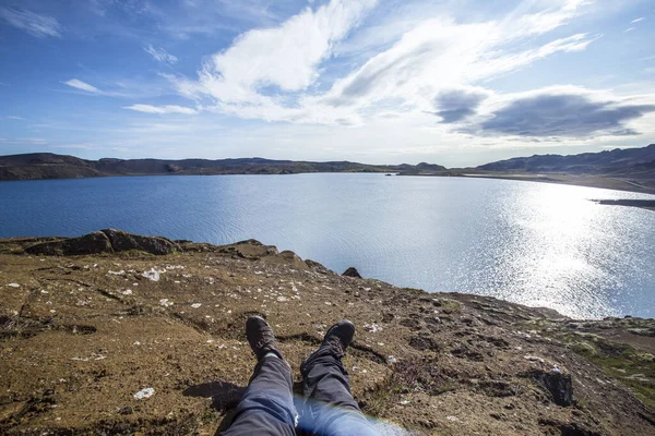 Bellissimo Paesaggio Reykjanesskaginn Islanda — Foto Stock