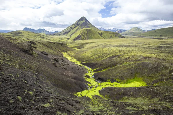 Vackra Berg Landmannalaugar Island — Stockfoto