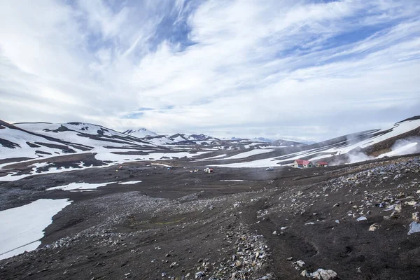 Vackra Berg Landmannalaugar Island — Stockfoto