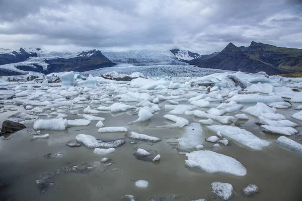 Jokulsarlon Gletscherlagune Großer Gletschersee Südosten Islands Rande Des Vatnajokull Nationalparks — Stockfoto