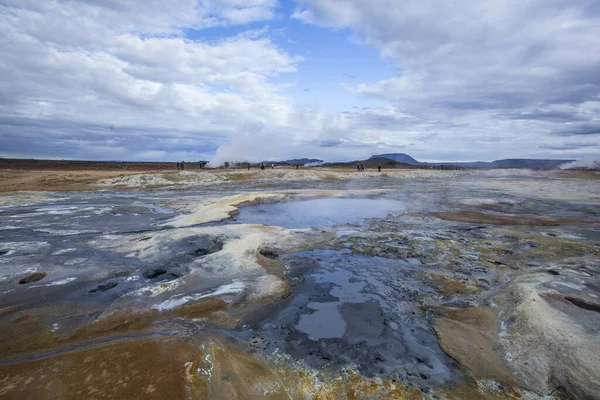 Myvatn Park Lots Geothermal Activity Park Iceland — Stock Photo, Image