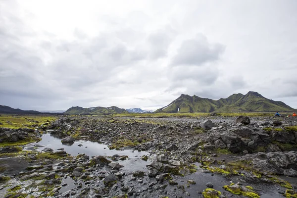 Vackra Berg Landmannalaugar Island — Stockfoto