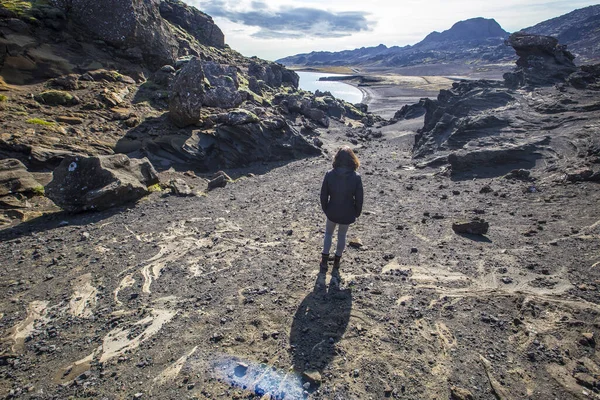 Gyönyörű Táj Reykjanesskaginn Izland — Stock Fotó