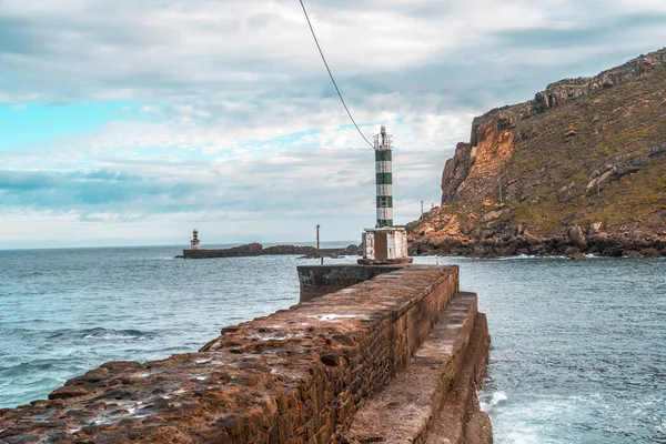 Phare Pasajes San Pedro Près Mont Ulia Près San Sebastian — Photo