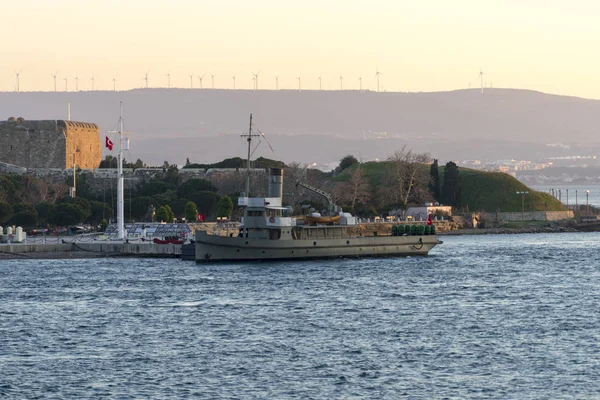 Feb 2018 Nusrat Mine Ship Canakkale Naval Sea Museum Canakkale — Foto Stock