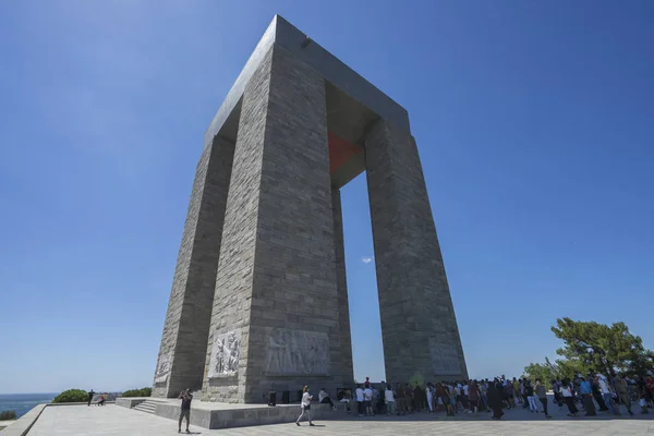 Feb 2018 Canakkale Dardanelli Monumento Commemorativo Dei Martiri Gallipoli Turchia — Foto Stock