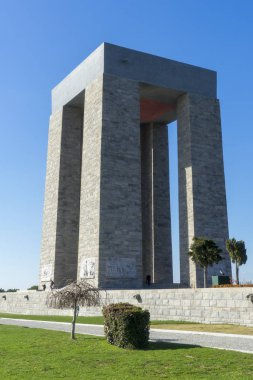 Türkiye 'nin Gelibolu kentindeki 1 Ağustos 2017, Çanakkale (Çanakkale) şehit anıtı