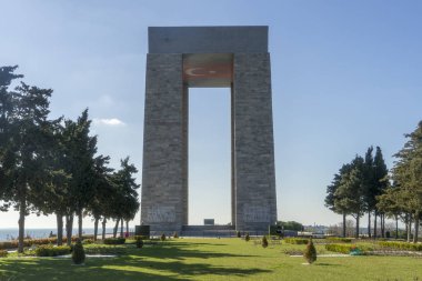 Türkiye 'nin Gelibolu kentindeki 1 Ağustos 2017, Çanakkale (Çanakkale) şehit anıtı