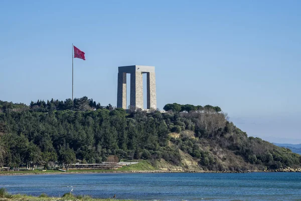 Feb 2018 Canakkale Dardanelli Monumento Commemorativo Dei Martiri Gallipoli Turchia — Foto Stock