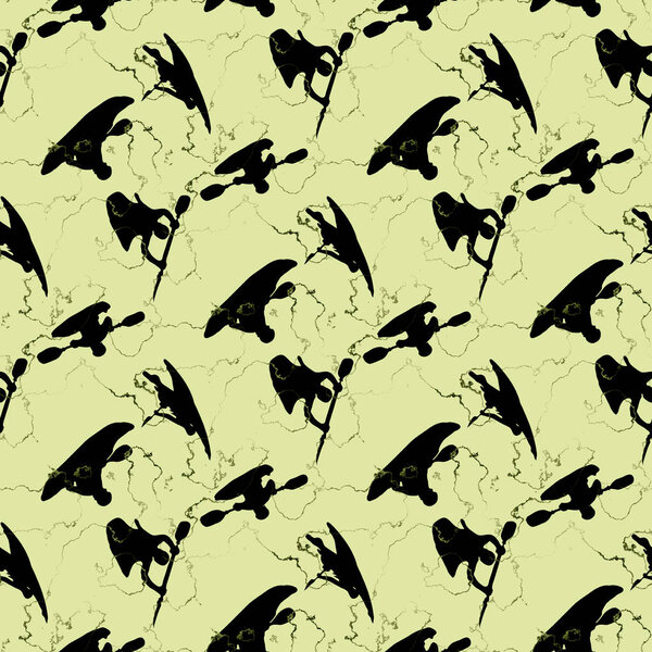 Background with kayaker gray