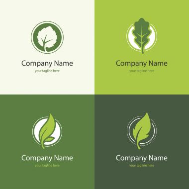 Daire şeklinde yaprakları ile dört logosu