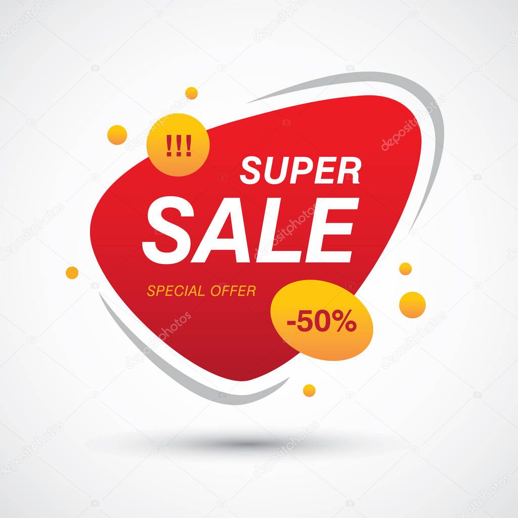 Super sale web banner design