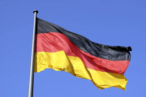 German national flag in Berlin - Germany.