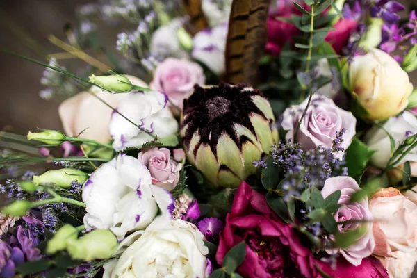 Wedding bouquet in boho style. — Stock Photo, Image