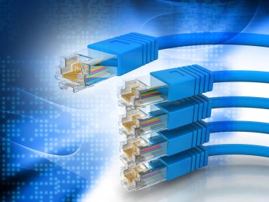 Ağ kabloları teknik arka plan