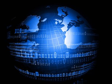 Dijital dünya, yüksek teknoloji teknolojik arka plan