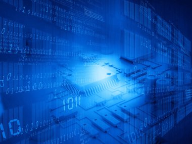 Yüksek teknoloji teknolojik arka plan