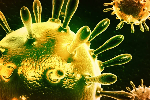 Human Virus Illustration — Stock Photo, Image