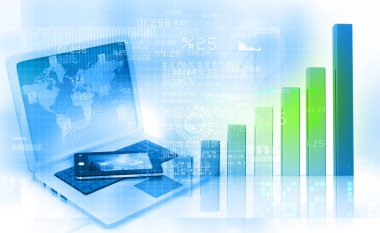 İş grafiği. 3D çizim