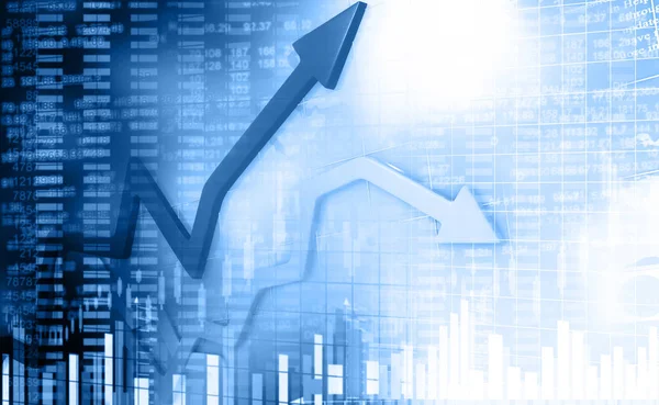 Aktienmarkt Graphen Diagramme Geschäftserfahrung Börse Anylis — Stockfoto
