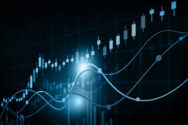 Hisse senedi grafiği. Finansal arka plan