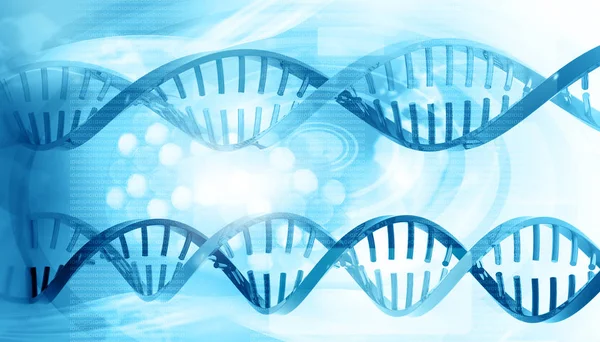 Dna Strengen Wetenschap Achtergrond — Stockfoto