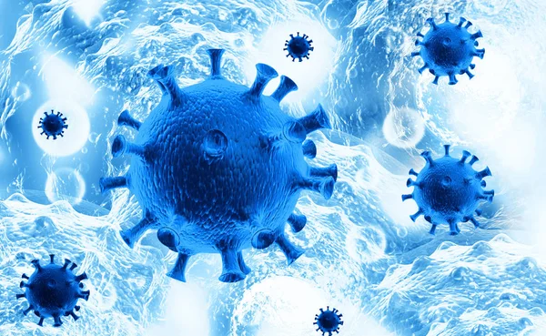 Illustration Virus Medical Background — Stock Photo, Image