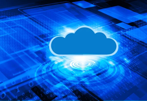 Cloud Computing Konceptet Illustration Stockfoto