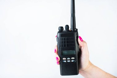 Polis taşınabilir radyo