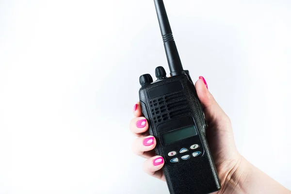 警方便携式收音机 — 图库照片