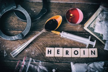 Uyuşturucu ve yasak - maddeler tutuklama suçluların