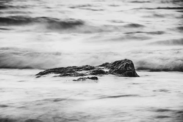 Polish sea of breakwaters and sand dunes. — Stock Photo, Image