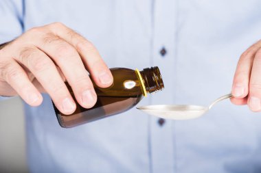 Kişi alma öksürük şurubu.