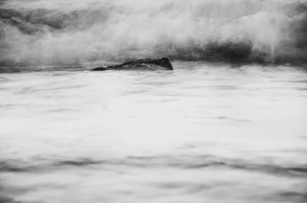 Polish sea of breakwaters and sand dunes. — Stock Photo, Image