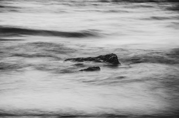 Polish sea of breakwaters and sand dunes. — Stock Photo, Image