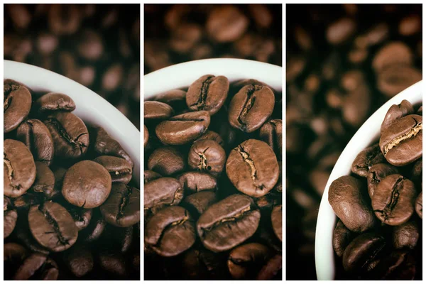 Granos de café tostados —  Fotos de Stock