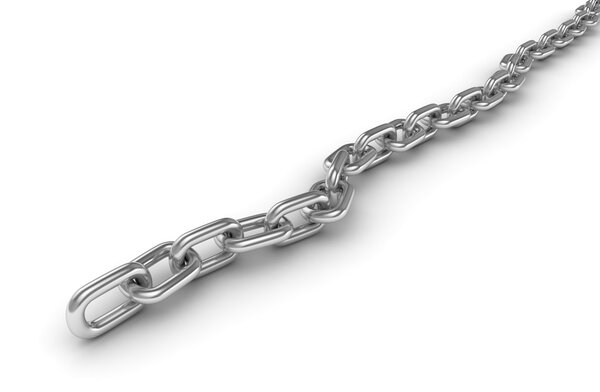 3D Chrome chain
