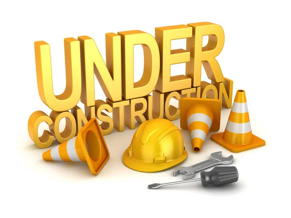 Under construction concept — Stockfoto