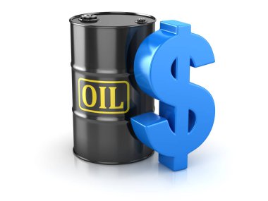 Petrol varil ve dolar işareti
